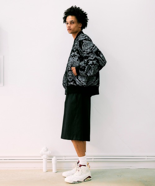 NOISE MAKER（ノイズメーカー）の「クラシックペイズリーメガショーツ（その他パンツ・メンズ・ブラック/チャコールグレー・XL/L/M）」の8枚目の写真