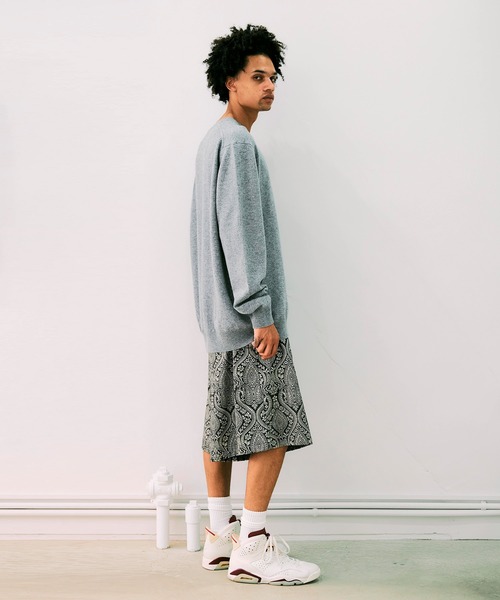 NOISE MAKER（ノイズメーカー）の「クラシックペイズリーメガショーツ（その他パンツ・メンズ・ブラック/チャコールグレー・XL/L/M）」の15枚目の写真