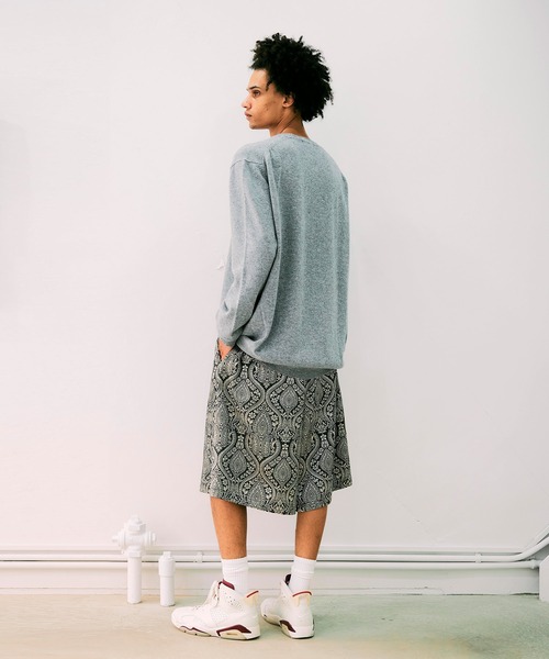 NOISE MAKER（ノイズメーカー）の「クラシックペイズリーメガショーツ（その他パンツ・メンズ・ブラック/チャコールグレー・XL/L/M）」の12枚目の写真