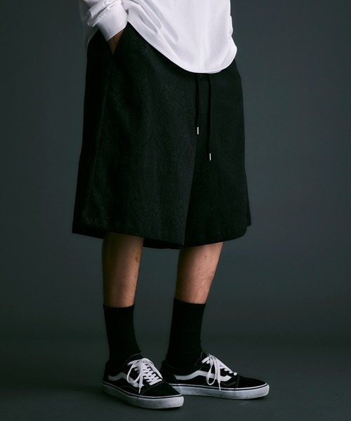 NOISE MAKER（ノイズメーカー）の「クラシックペイズリーメガショーツ（その他パンツ・メンズ・ブラック/チャコールグレー・XL/L/M）」の11枚目の写真