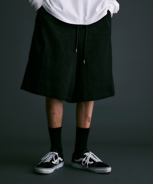 NOISE MAKER（ノイズメーカー）の「クラシックペイズリーメガショーツ（その他パンツ・メンズ・ブラック/チャコールグレー・XL/L/M）」の22枚目の写真