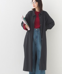 OMNES（オムネス）の「ナイロン リップストップステンカラーロングコート（その他アウター）」