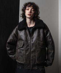 ONCILY(IVF[)BOA ARTIFICIAL FLIGHT BLOUSON / {AA[eBtBVtCgu](u])