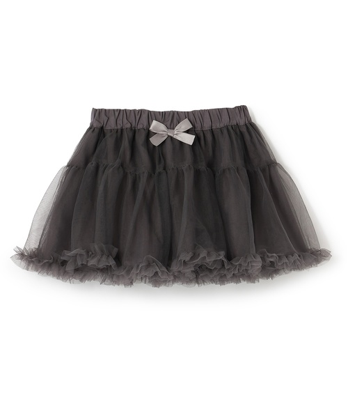 petit main(プティマイン)の「チュールスカート(スカート・キッズ・アイボリー/ライトピンク/チャコール・120cm/110cm/100cm/90cm/130cm/80cm)」の7枚目の写真