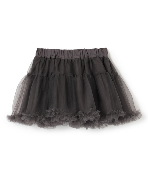 petit main(プティマイン)の「チュールスカート(スカート・キッズ・アイボリー/ライトピンク/チャコール・120cm/110cm/100cm/90cm/130cm/80cm)」の8枚目の写真