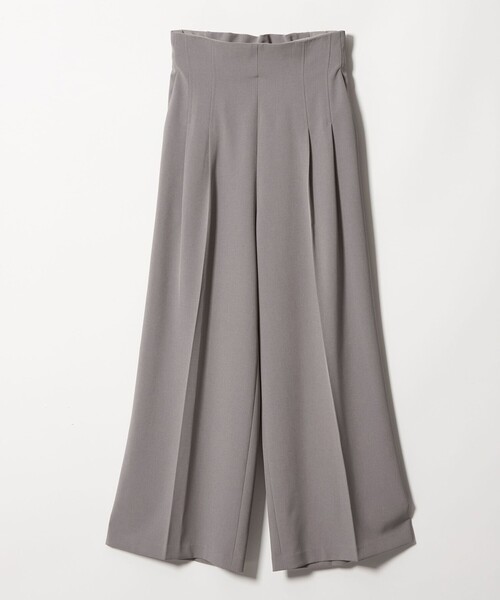 EMMEL REFINES（エメルリファインズ）の「＜EMMEL REFINES＞EM ハイウエスト ワイドパンツ（スラックス・レディース・ブラック/ライトグレー・M/S）」の11枚目の写真