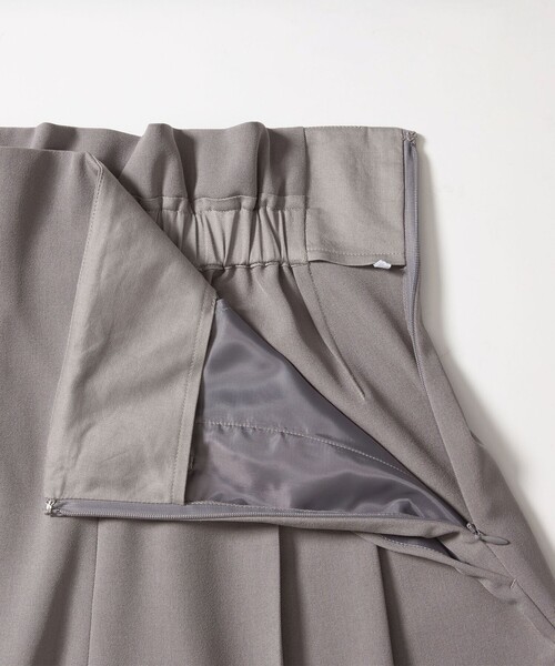 EMMEL REFINES（エメルリファインズ）の「＜EMMEL REFINES＞EM ハイウエスト ワイドパンツ（スラックス・レディース・ブラック/ライトグレー・M/S）」の15枚目の写真