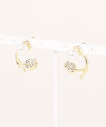 Lace Ladies（レースレディース）の「フラワー モチーフ パール コンビ ピアス（ピアス（両耳用））」