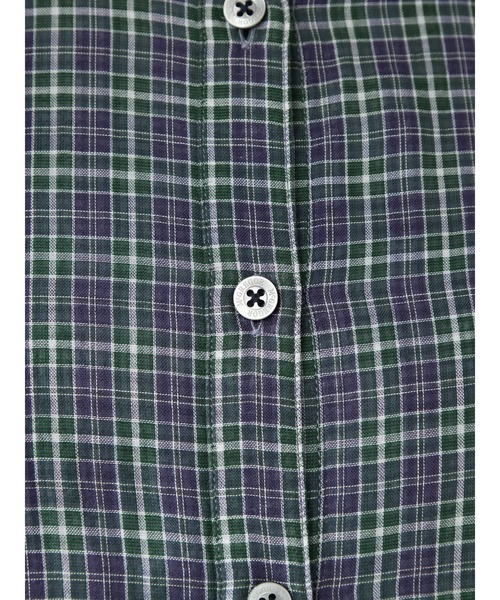 McGREGOR(マックレガー)の「二重織チュニックシャツ(シャツ/ブラウス・レディース・ワインレッド/ネイビー・L/M)」の6枚目の写真