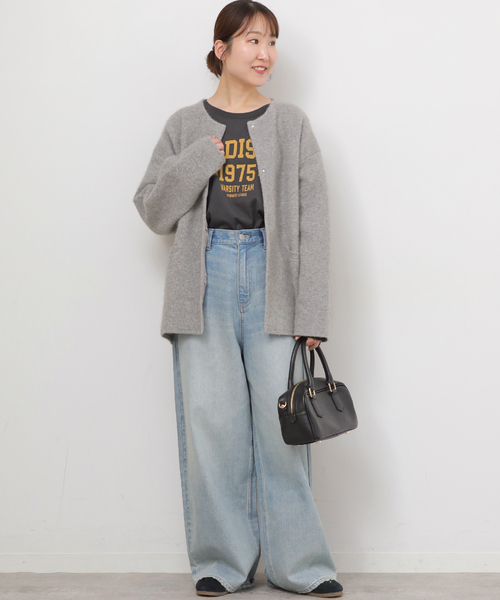 セール】フラッフィーコクーンニットカーディガン（カーディガン