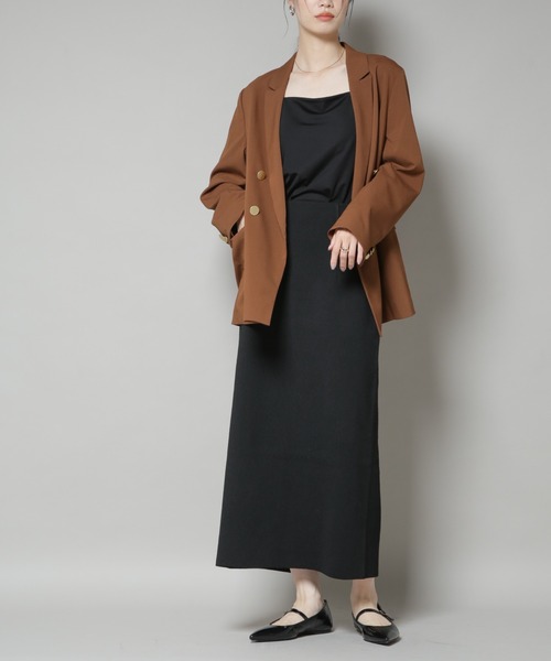 セール】毛玉抑制総針スカート(セットアップ可)（スカート）｜NANO