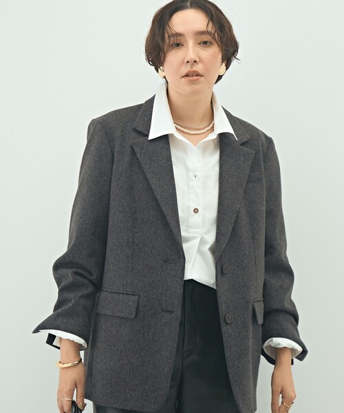 セール】ショートビーバーテーラードジャケット（テーラードジャケット