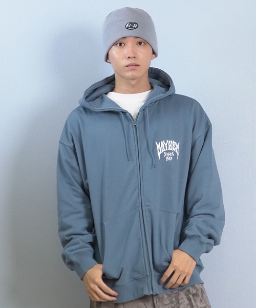 DC（ディーシー）の「DC/ディーシー ON THE BUBBLE BEANIE ビーニー ニット帽 DBE254225（ニットキャップ/ビーニー・メンズ・ベージュ/ブルーグレー/ブラック・FREE）」の12枚目の写真