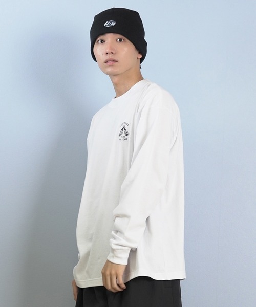 DC（ディーシー）の「DC/ディーシー ON THE BUBBLE BEANIE ビーニー ニット帽 DBE254225（ニットキャップ/ビーニー・メンズ・ベージュ/ブルーグレー/ブラック・FREE）」の5枚目の写真