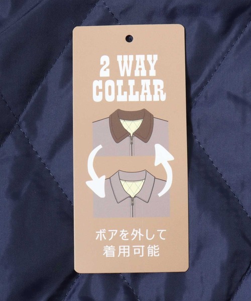 BEN DAVIS(ベンデイビス)の「BEN DAVIS/ベンデイビス REMOVAL BOA COLLAR CORD JACKET/オーバーサイズ コーデュロイ 襟ボア ワッペン刺繍 ワークジャケット/中綿ジャケット/レディース メンズ(ブルゾン・メンズ・カーキ/ブラウン/ネイビー・M/L/XL)」の20枚目の写真