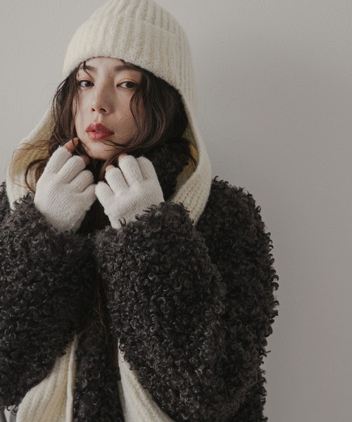 プードルファーショートコート（その他アウター）｜rectangle