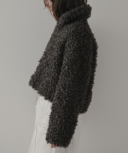 プードルファーショートコート（その他アウター）｜rectangle