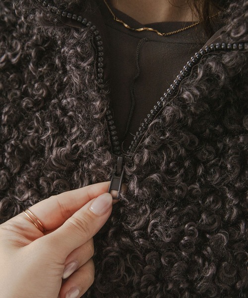 プードルファーショートコート（その他アウター）｜rectangle