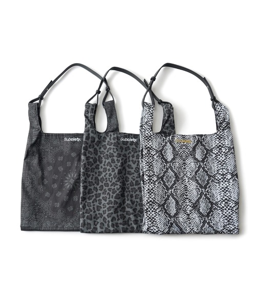 Subciety(サブサエティ)の「Patterned tote bag(トートバッグ・メンズ・A/B/C・FREE)」の4枚目の写真