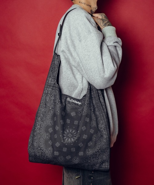 Subciety(サブサエティ)の「Patterned tote bag(トートバッグ・メンズ・A/B/C・FREE)」の9枚目の写真