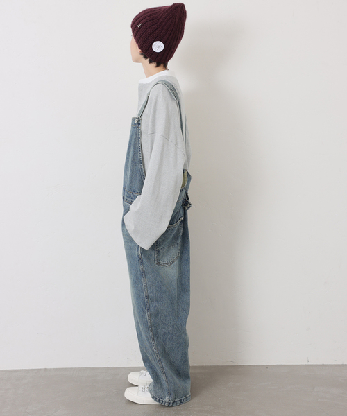 JOURNAL STANDARD LUXE(ジャーナルスタンダード ラックス)の「11OZデニムミドルバックオーバーオール(サロペット/オーバーオール・レディース・ネイビー・FREE)」の11枚目の写真