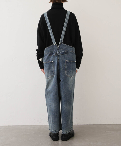 11OZデニムミドルバックオーバーオール（サロペット/オーバーオール
