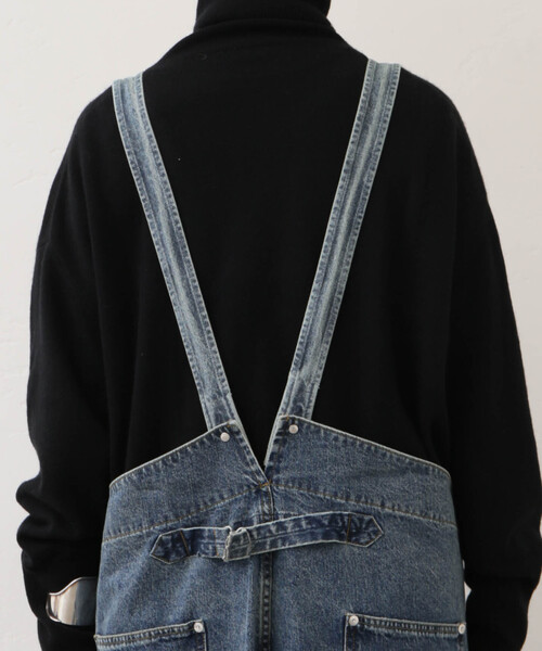 JOURNAL STANDARD LUXE(ジャーナルスタンダード ラックス)の「11OZデニムミドルバックオーバーオール(サロペット/オーバーオール・レディース・ネイビー・FREE)」の21枚目の写真