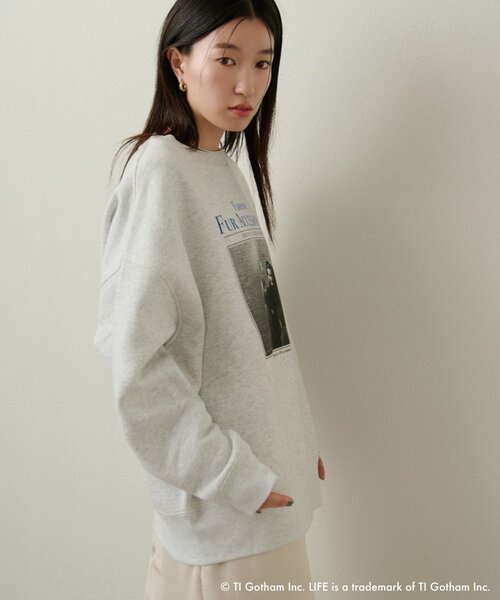 Omekashi（オメカシ）の「【GOOD ROCK SPEED】LIFE PC PHOTOスウェット（パーカー・レディース・グレー・FREE）」の7枚目の写真