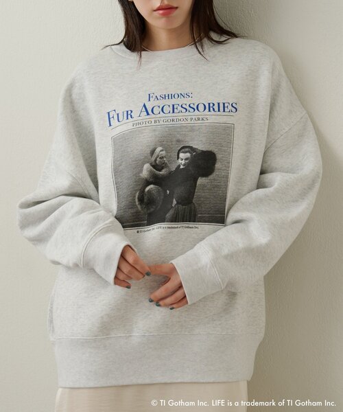 Omekashi（オメカシ）の「【GOOD ROCK SPEED】LIFE PC PHOTOスウェット（パーカー・レディース・グレー・FREE）」の14枚目の写真