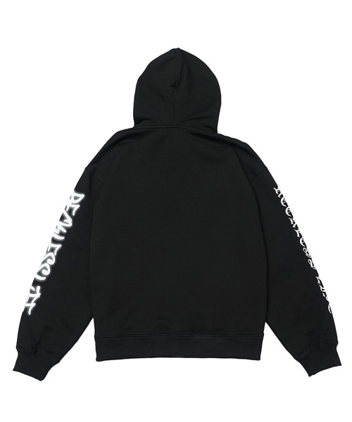 DIVINER(ディヴァイナー)の「【BlackLetter】Triple Pattern Logo Hoodie(ブラック)(パーカー・メンズ・ブラック・M)」の6枚目の写真