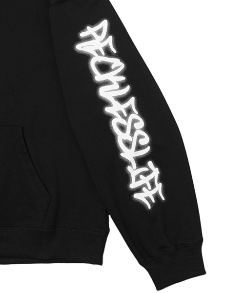 DIVINER(ディヴァイナー)の「【BlackLetter】Triple Pattern Logo Hoodie(ブラック)(パーカー・メンズ・ブラック・M)」の8枚目の写真