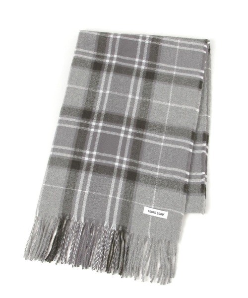 FOUND GOOD（ファウンドグッド）の「シンプルヤワラカマフラー2（マフラー・レディース・レッド系4/グリーン系4/グレー系5・FREE）」の2枚目の写真