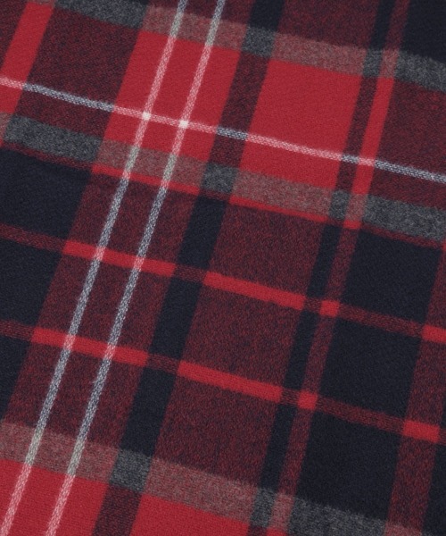 FOUND GOOD（ファウンドグッド）の「シンプルヤワラカマフラー2（マフラー・レディース・レッド系4/グリーン系4/グレー系5・FREE）」の8枚目の写真