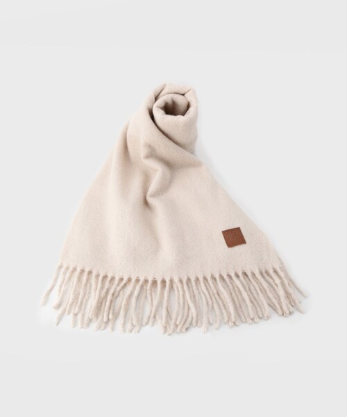 THE SHOP TK （ザ ショップ ティーケー ）の「【選べる6色】ループカラーストール（ストール/ショール・レディース・ブルー系5/オレンジ/スミクロ/イエロー系その他7/ライトベージュ/アイボリー・00）」の3枚目の写真