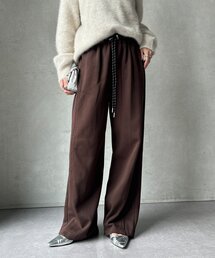 DouDou | 【WEB限定】サイド切替ワイドパンツ(その他パンツ)