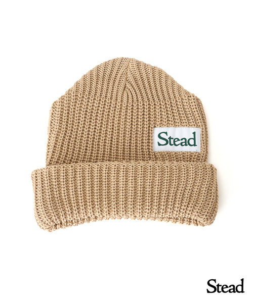 JOURNAL STANDARD J.S HOMESTEAD(ジャーナルスタンダードホームステッド)の「Stead / ボリューム アップ ウォッチ キャップ(ニットキャップ/ビーニー・メンズ・ブラック/ベージュ/グリーン・FREE)」の1枚目の写真