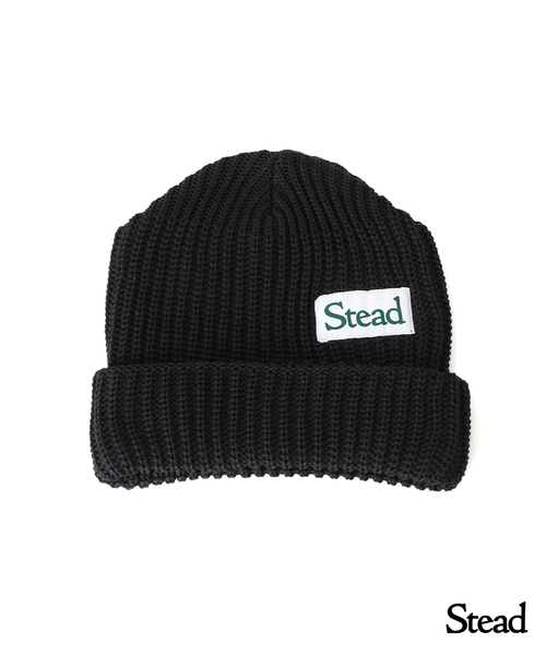 JOURNAL STANDARD J.S HOMESTEAD(ジャーナルスタンダードホームステッド)の「Stead / ボリューム アップ ウォッチ キャップ(ニットキャップ/ビーニー・メンズ・ブラック/ベージュ/グリーン・FREE)」の2枚目の写真