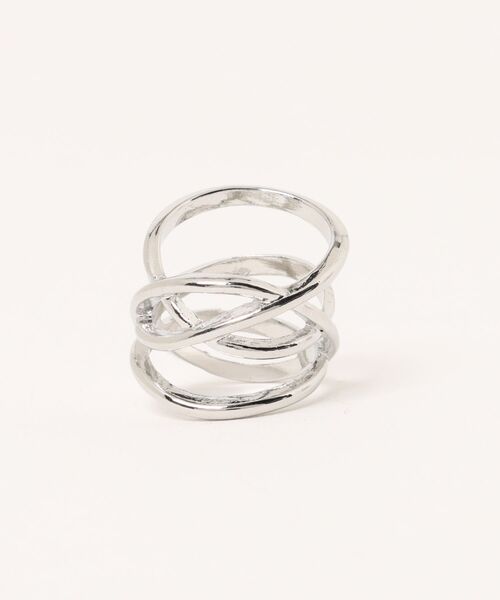 Three Four Time（ｽﾘｰﾌｫｰﾀｲﾑ）の「ラインメタルスカーフリング（ストール/ショール・レディース・シルバー/ゴールド・FREE）」の9枚目の写真