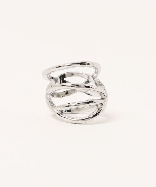 Three Four Time（ｽﾘｰﾌｫｰﾀｲﾑ）の「ラインメタルスカーフリング（ストール/ショール・レディース・シルバー/ゴールド・FREE）」の10枚目の写真