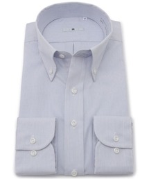 SUIT SELECT（スーツセレクト）の「【形態安定】【長袖】【SILVER LINE】ボタンダウンドレスワイシャツ（ビジネスシャツ）」