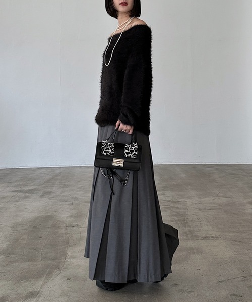 PAGEBOY（ページボーイ）の「ランダムプリーツスカート（スカート・レディース・ベージュ/ブラック/グレー・FREE）」の22枚目の写真