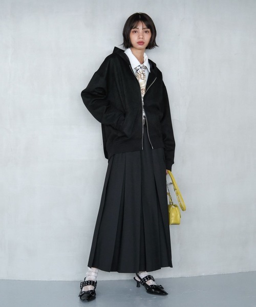 PAGEBOY（ページボーイ）の「ランダムプリーツスカート（スカート・レディース・ベージュ/ブラック/グレー・FREE）」の6枚目の写真