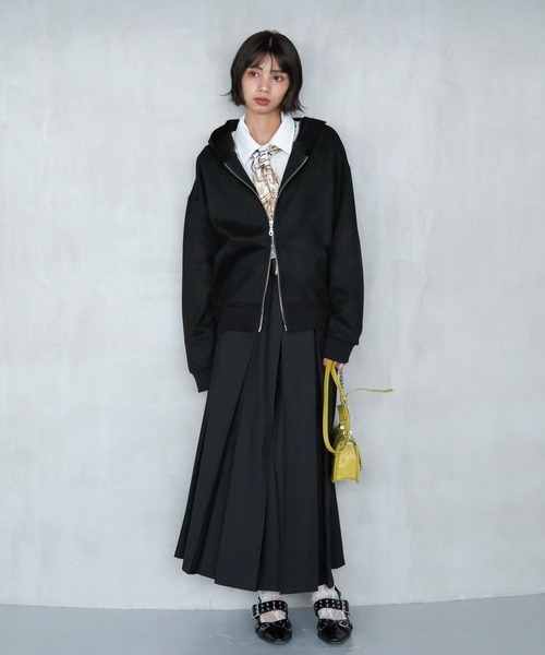 PAGEBOY（ページボーイ）の「ランダムプリーツスカート（スカート・レディース・ベージュ/ブラック/グレー・FREE）」の7枚目の写真