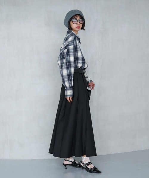 PAGEBOY（ページボーイ）の「ランダムプリーツスカート（スカート・レディース・ベージュ/ブラック/グレー・FREE）」の14枚目の写真