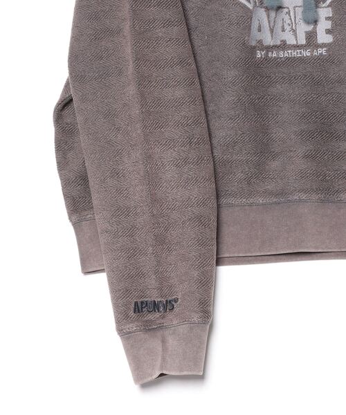 AAPE BY A BATHING APE(エーエイプバイアベイシングエイプ)の「AAPE MAIN PULLOVER HOODIE(パーカー・レディース・ライトブルー/グレー系その他2・SMALL/X-SMALL/XX-SMALL)」の12枚目の写真