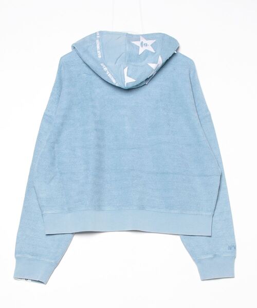 AAPE BY A BATHING APE(エーエイプバイアベイシングエイプ)の「AAPE MAIN PULLOVER HOODIE(パーカー・レディース・ライトブルー/グレー系その他2・SMALL/X-SMALL/XX-SMALL)」の13枚目の写真
