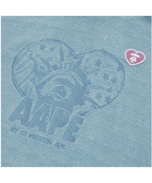AAPE BY A BATHING APE(エーエイプバイアベイシングエイプ)の「AAPE MAIN PULLOVER HOODIE(パーカー・レディース・ライトブルー/グレー系その他2・SMALL/X-SMALL/XX-SMALL)」の8枚目の写真