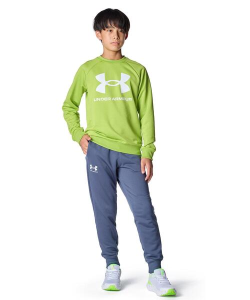 UNDER ARMOUR(アンダーアーマー)の「UAテック テリー ジョガーパンツ(トレーニング/キッズ)(その他パンツ・キッズ・チャコールグレー・140cm/160cm/150cm)」の3枚目の写真