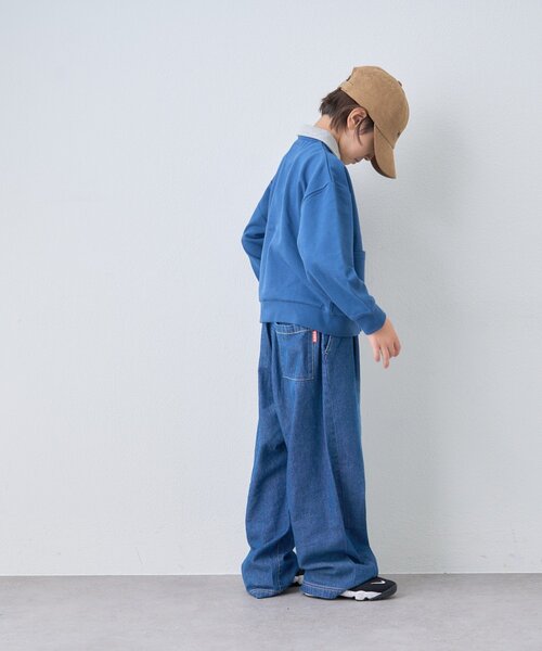 PENNEYS(ぺニーズ)の「【KIDS】【FOX×TYPY】配色襟付きワンポイント裏毛スナップカーディガン(カーディガン/ボレロ・キッズ・グレー/チャコールグレー/ネイビー・110/130/150)」の18枚目の写真