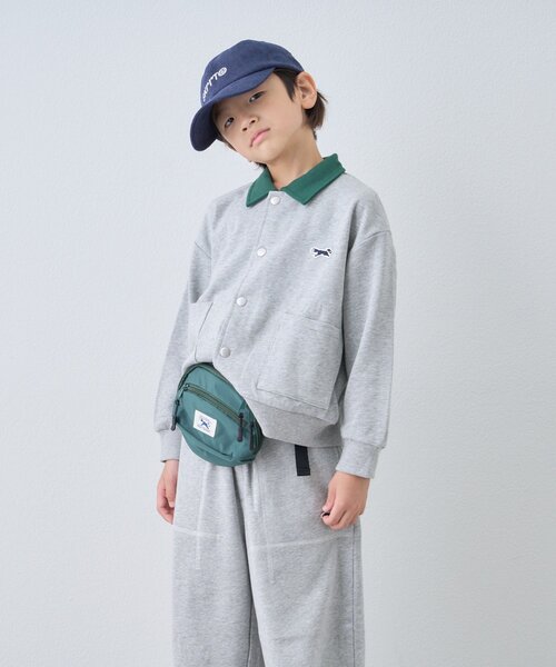 PENNEYS(ぺニーズ)の「【KIDS】【FOX×TYPY】配色襟付きワンポイント裏毛スナップカーディガン(カーディガン/ボレロ・キッズ・グレー/チャコールグレー/ネイビー・110/130/150)」の22枚目の写真